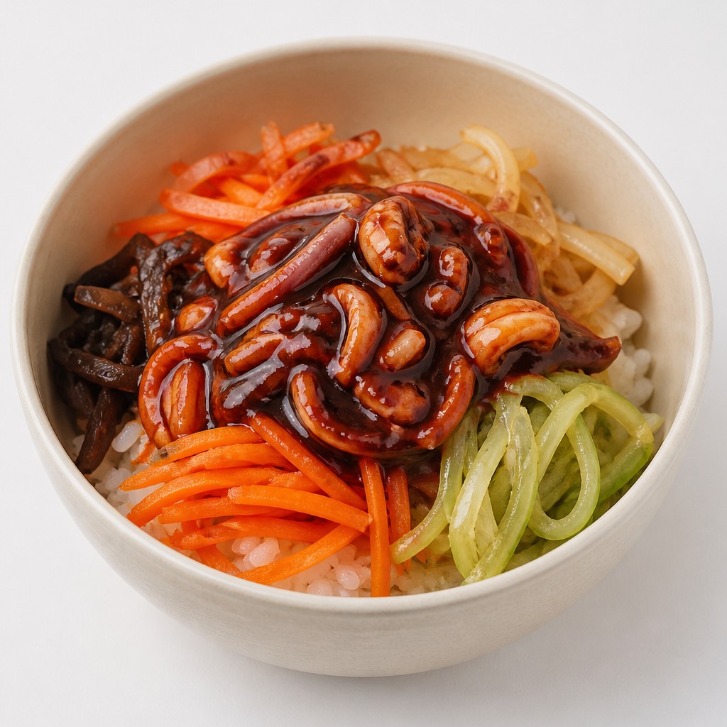 중화비빔밥 AI 생성 예시